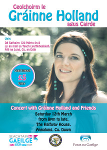 Seachtain na Gaeilge Grainne Holland Concert McCabe Graphics