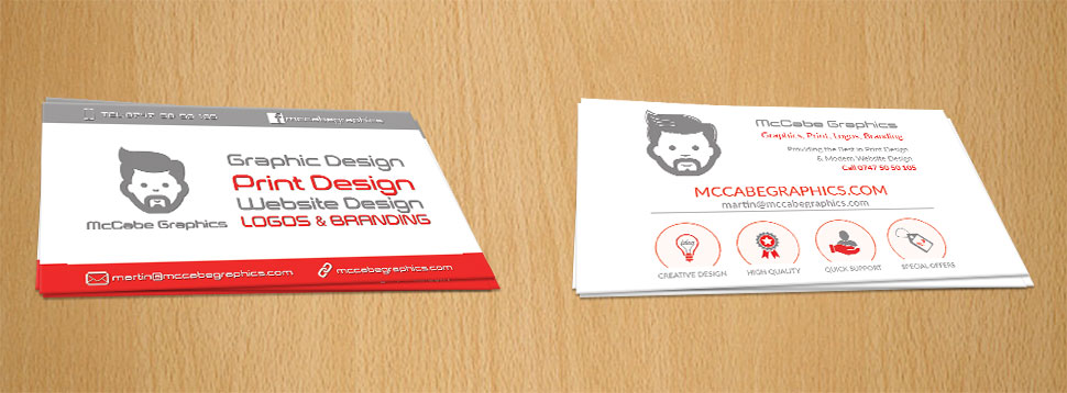 McCabe Graphics Newry Business Cards